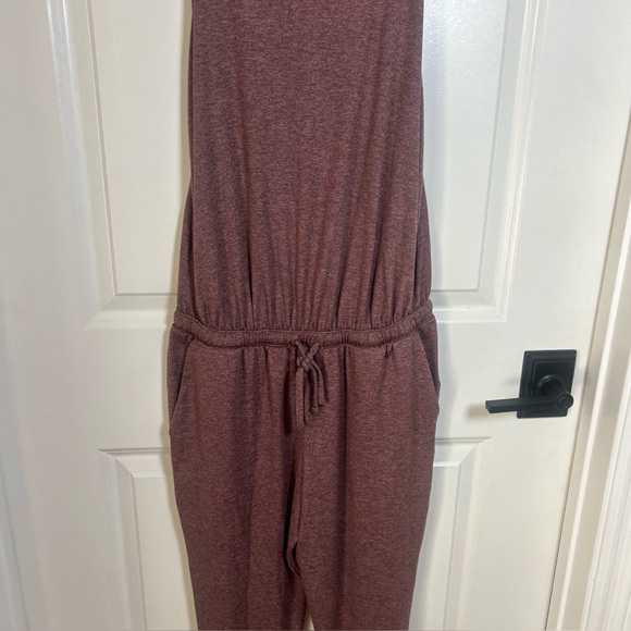 Patagonia Women's Small Seabrook Jumpsuit Cone Brown Sleeveless Casual Active - Picture 5 of 11
